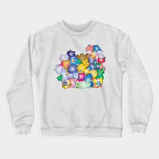 Colourful cats Crewneck Sweatshirt